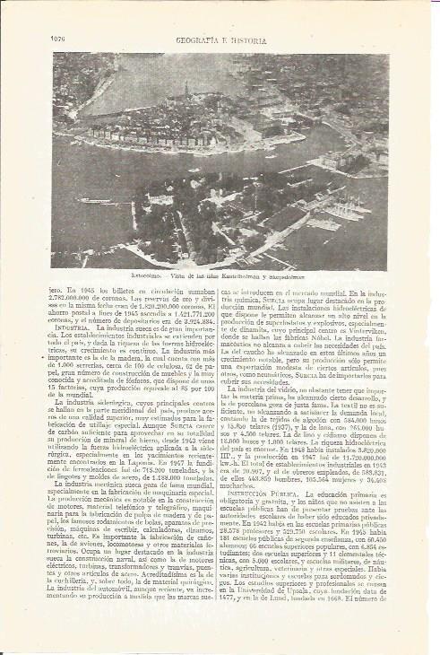 LAMINA V04029: Vistas de Kaslholman y Skepsdolman en Estocolmo
