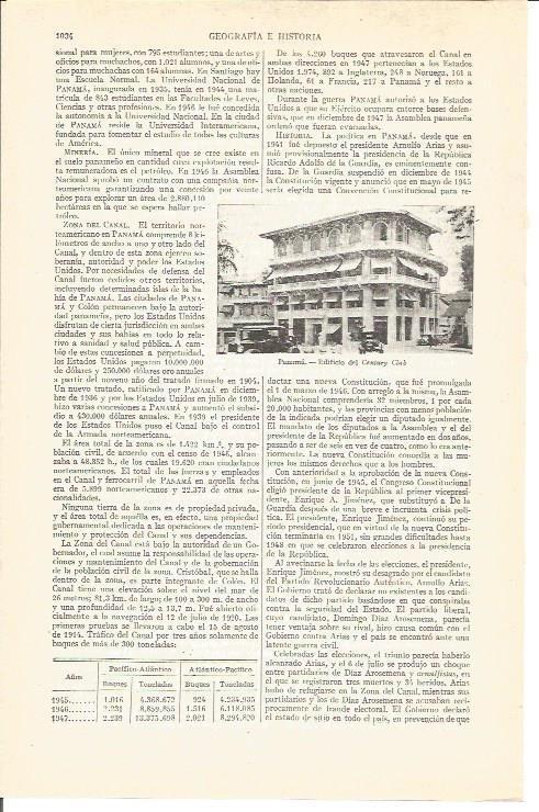 LAMINA V04019: Century Club en Panama