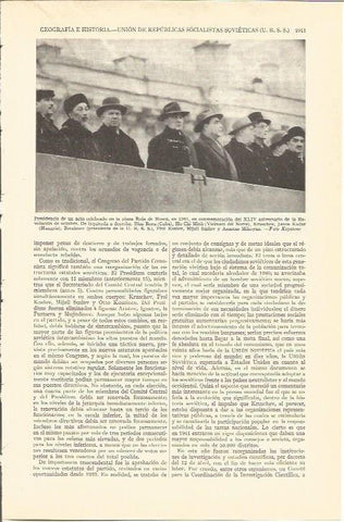 LAMINA V03130: Conmemoracion del XLIV aniversario de la Revolucion Rusa