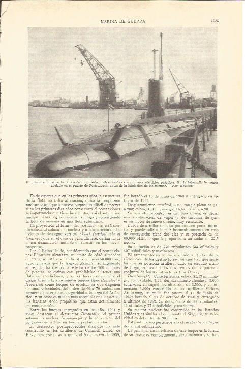 LAMINA V03144: Primer submarino de Gran Bretaña en Portsmouth