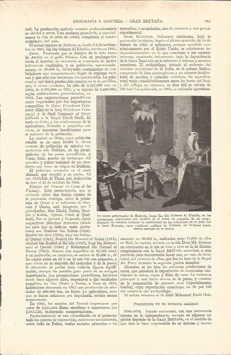 LAMINA V03079: Jeque Isa bin Sulman Al Khalifa y sir William Luce