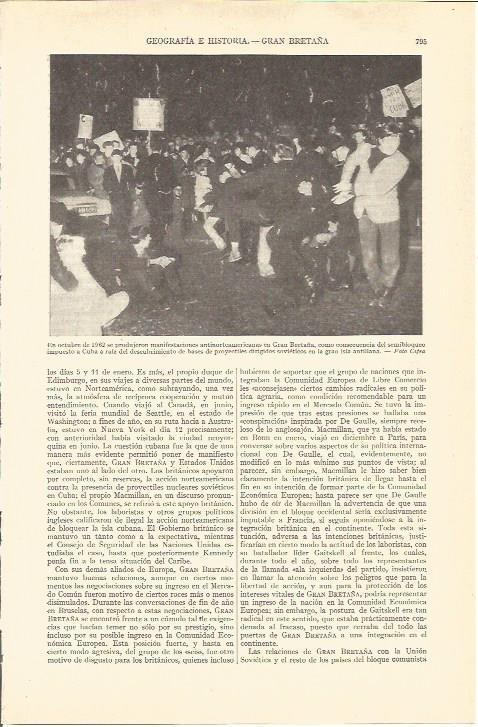 LAMINA V03076: Manifestacion antinorteamericana en Gran Bretaña en 1962