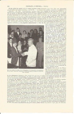 LAMINA V03111: El rey Mahendra y el presidente de China