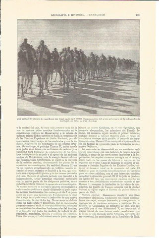 LAMINA V03107: Unidad del cuerpo de camelleros