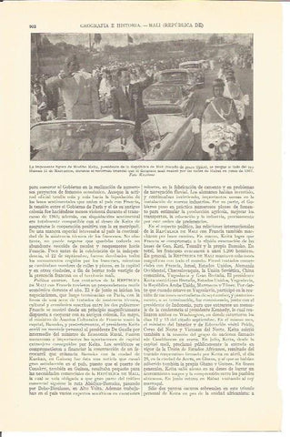 LAMINA V03105: Modibo Keita y Hassan II en Rabat, Marruecos