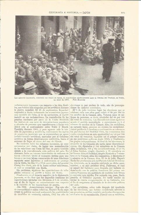 LAMINA V03102: Mineros de Japon en Tokio
