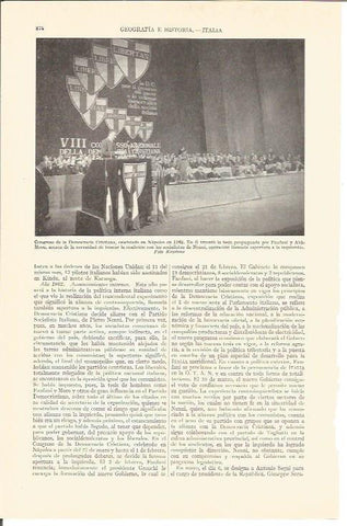 LAMINA V03098: Congreso de la Democracia Cristiana en Napoles en 1962