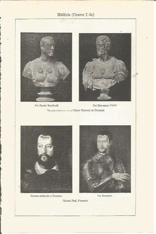 LAMINA V03208: Retrato atribuido a Bronzino y Bronzino