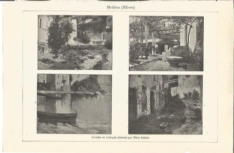 LAMINA V03236: Edificios de cadaques por Eliseo Meifren