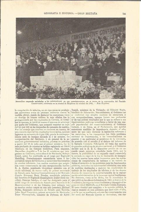 LAMINA V03074: Macmillen en la convencion del Partido Conservador, Brighton, 1961