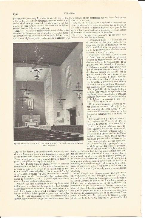 LAMINA V03168: Iglesia dedicada a San Pio X en Paris