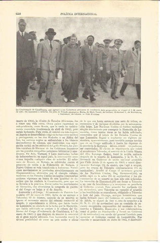 LAMINA V03165: Conferencia de Casablanca en 1961