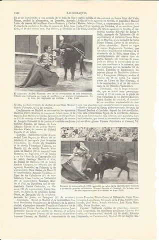 LAMINA V03178: Los toreros Andres Vazquez y Manuel Benitez el Cordobes