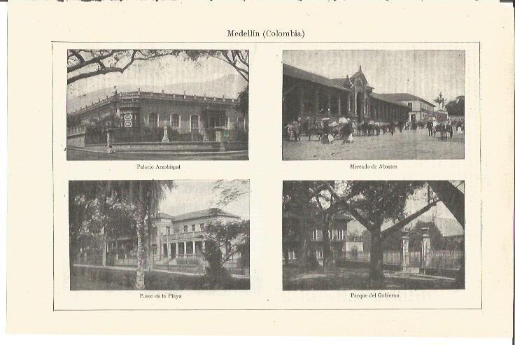 LAMINA V03195: Imágenes varias de Medellin, Colombia