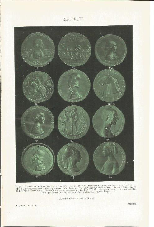 LAMINA V03190: Medallas varias colección Gustavo Dreyfus