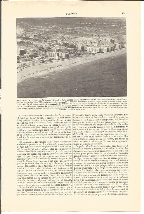 LAMINA V03184: Vista aerea playa de Benidorm, Alicante