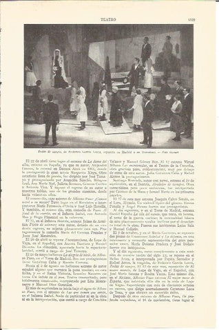 LAMINA V03182: Bodas de sangre de Federico Garcia Lorca