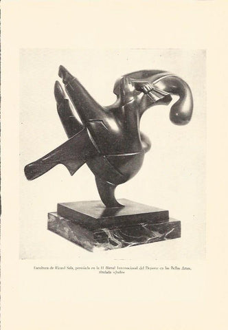 LAMINA V02952: Judo, escultura por Ricard Sala