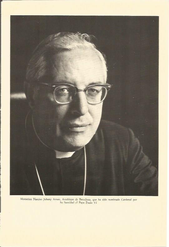 LAMINA V02982: Monseñor N. Jubany Arnau