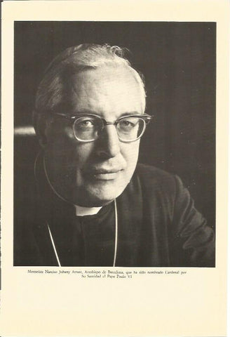 LAMINA V02982: Monseñor N. Jubany Arnau