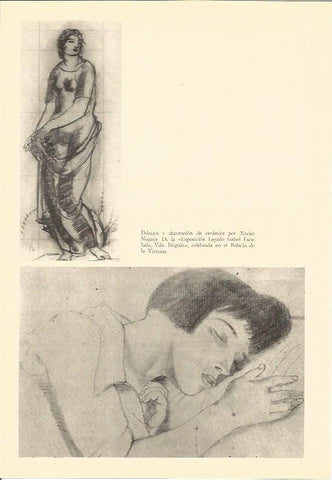 LAMINA V02915: Dibujos por Xavier Nogues