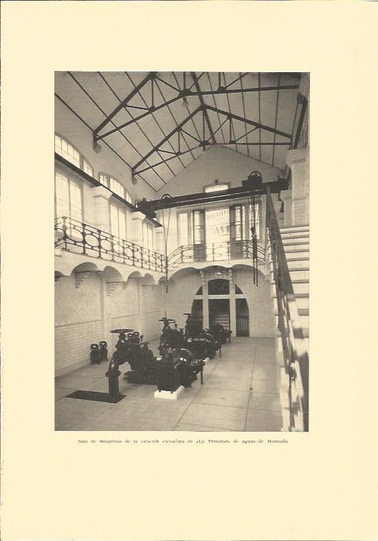 LAMINA V02939: La Trinidad, sala de maquinas de aguas de Moncada