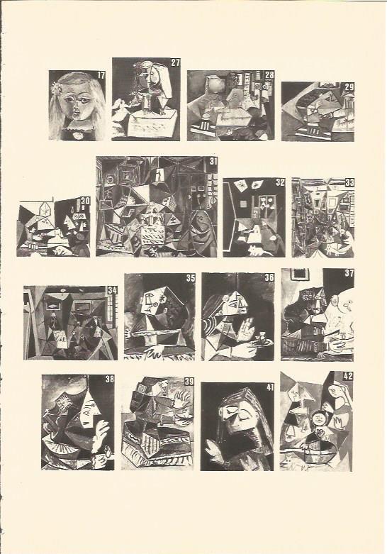 LAMINA V03047: Las Infantas en las Meninas por Picasso