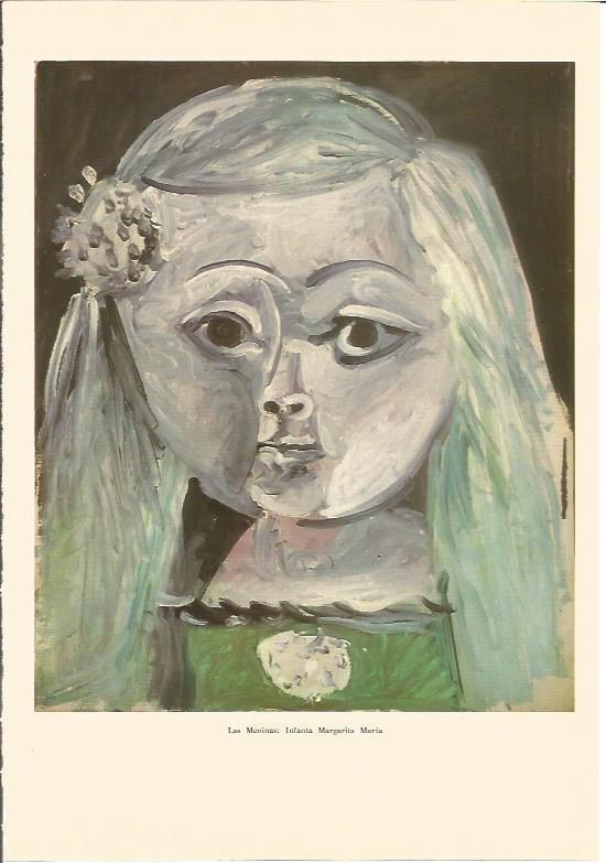 LAMINA V03045: Infanta Margarita Maria, Las Meninas por Picasso