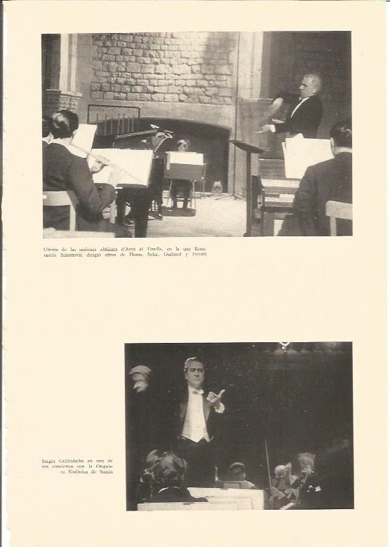 LAMINA V03065: Sergiu Celibidache, Orquesta Sinfonica de Suecia