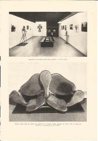 LAMINA V03059: Sofa de madera por A. Gaudi, Casa Batllo