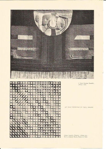 LAMINA V03029: Pluja i Sol por J. Grau Garriga y Orion Or por V. Vasarely