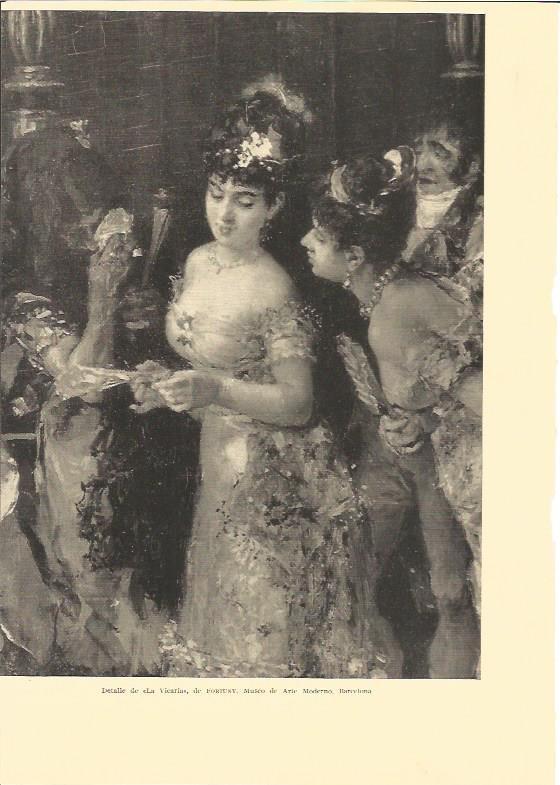 LAMINA V02994: Detalle La Vicaria por Fortuny