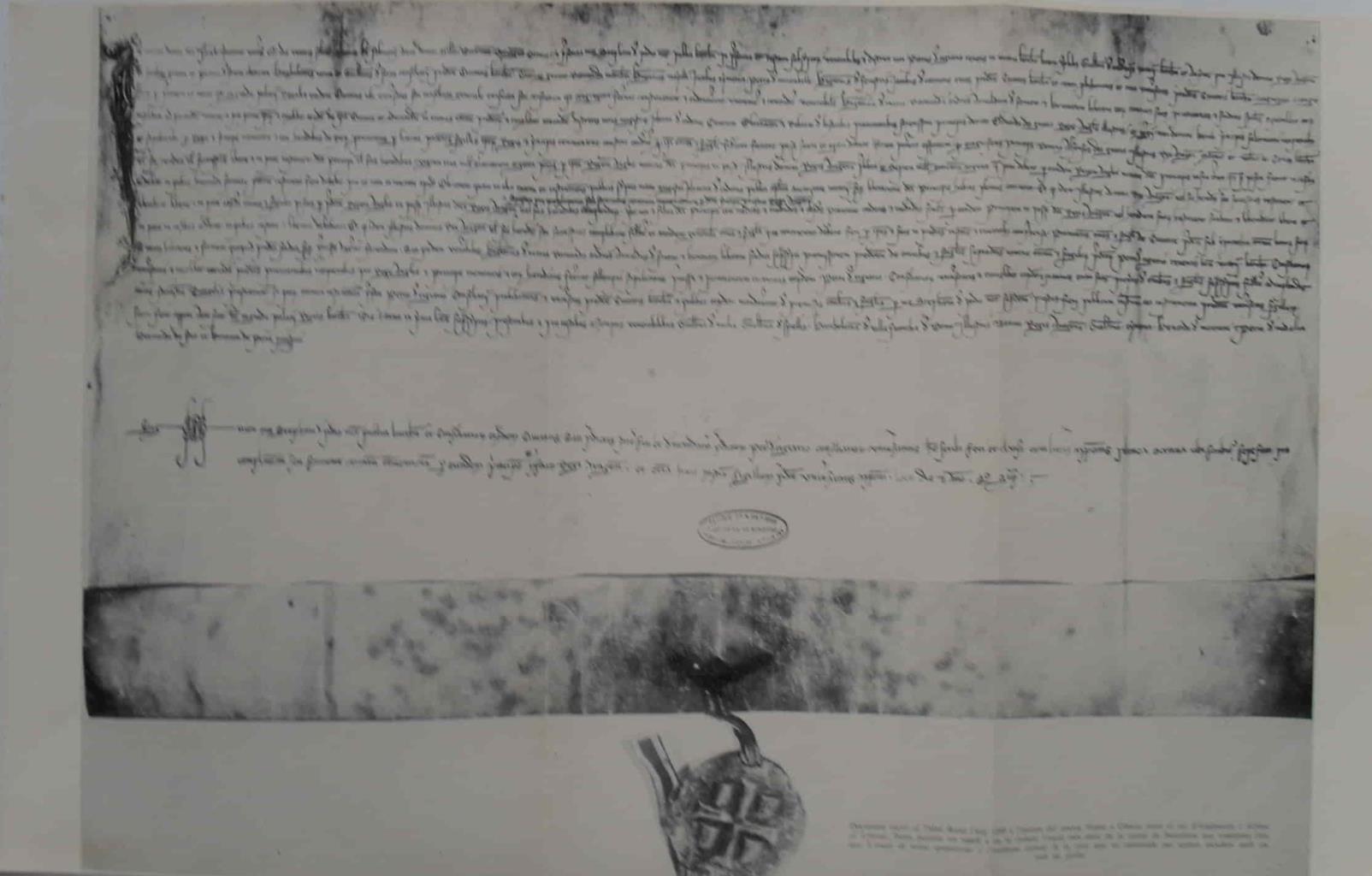 LAMINA V03024: Tratado entre el rey de Inglaterra y Alfons el Liberal, 1289