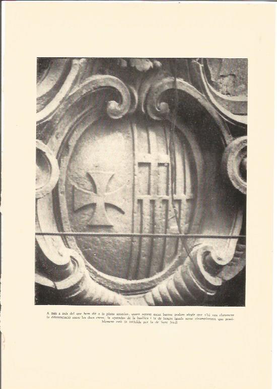 LAMINA V03023: Escudo barroco de la ciudad de Barcelona