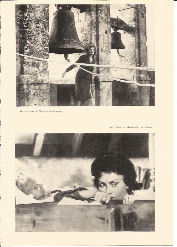 LAMINA V03017: Sofia Loren en deseo bajo los olmos