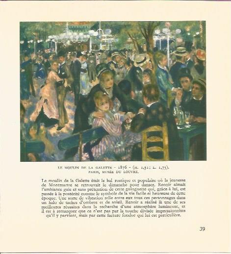 LAMINA V03489: Le moulin de la galette por Renoir