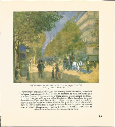 LAMINA V03484: Les grands boulevards por Renoir