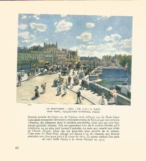 LAMINA V03483: Le pont-neuf por Renoir