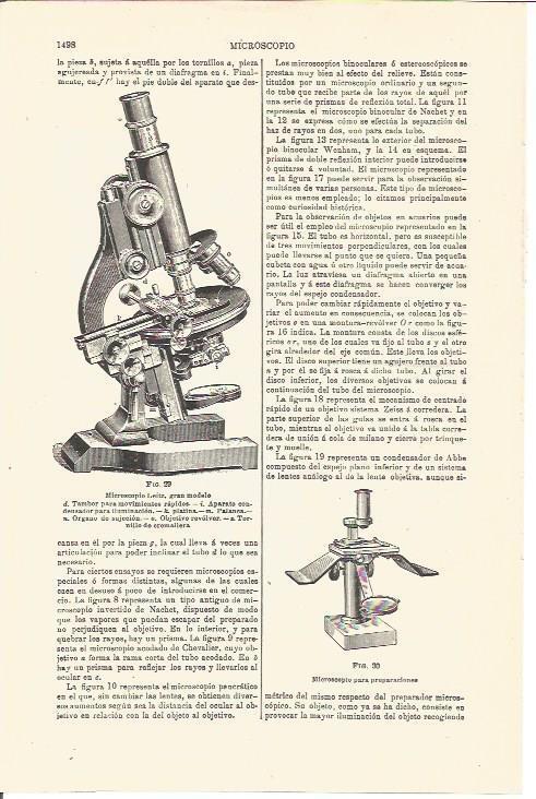 LAMINA V03475: Microscopio Leitz