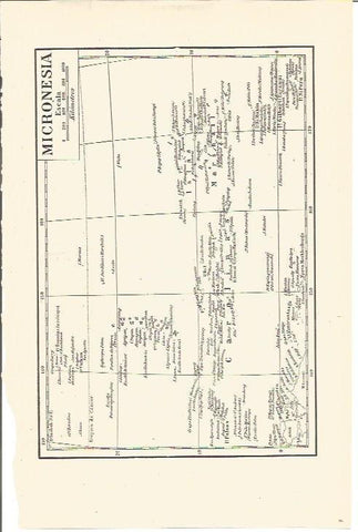 LAMINA V03471: Mapa de Micronesia