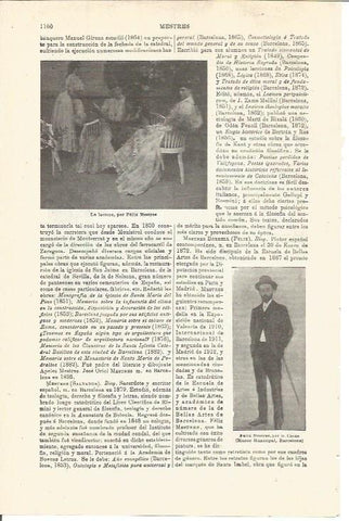 LAMINA V03420: La lectura por F. Mestres y Felix Mestres por R. Casas