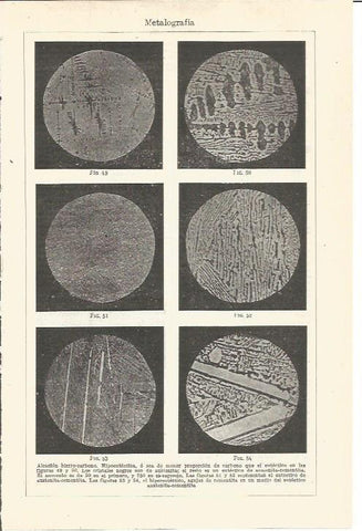 LAMINA V03427: Metalografia