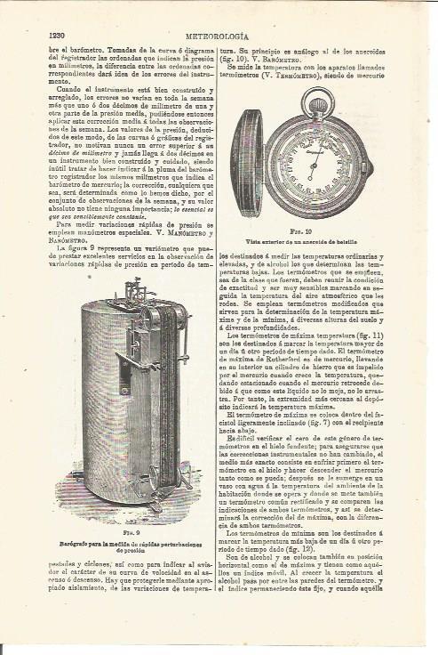 LAMINA V03439: Aneiroide y barografo