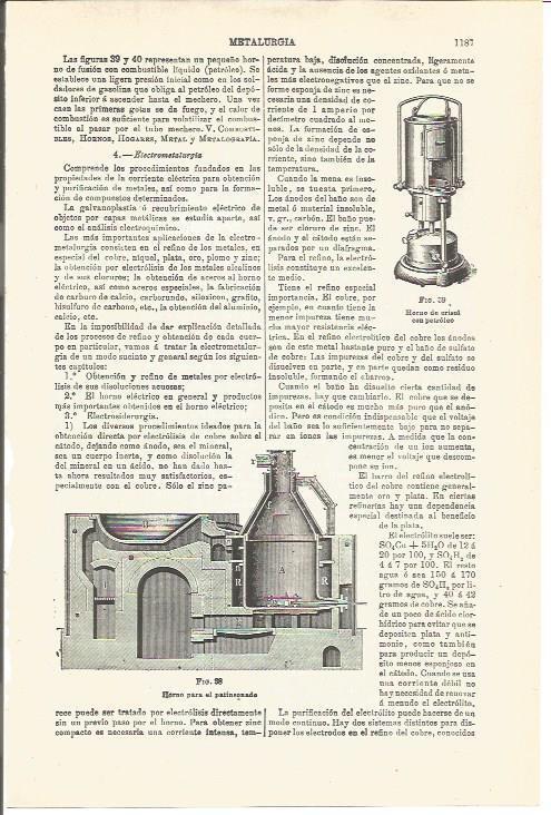 LAMINA V03432: Horno de crisol y horno para patisonade