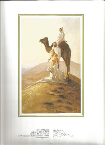 LAMINA V03564: Scene du desert, 1919 por R. V. STREMPEL