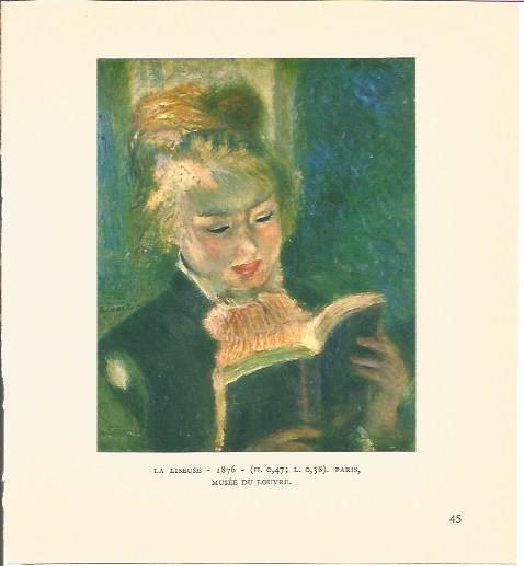 LAMINA V03492: Le liseuse por Renoir