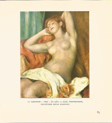 LAMINA V03507: La dormeuse por Renoir