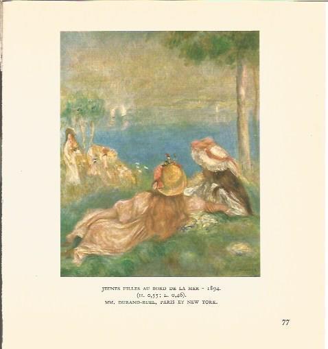 LAMINA V03504: Jeunes filles au bord de la mer por Renoir