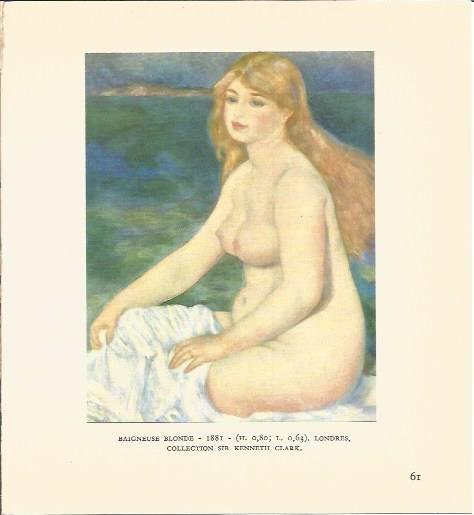 LAMINA V03499: Baigneuse blonde por Renoir