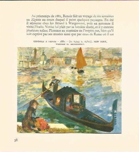 LAMINA V03498: Gondole a Venise por Renoir